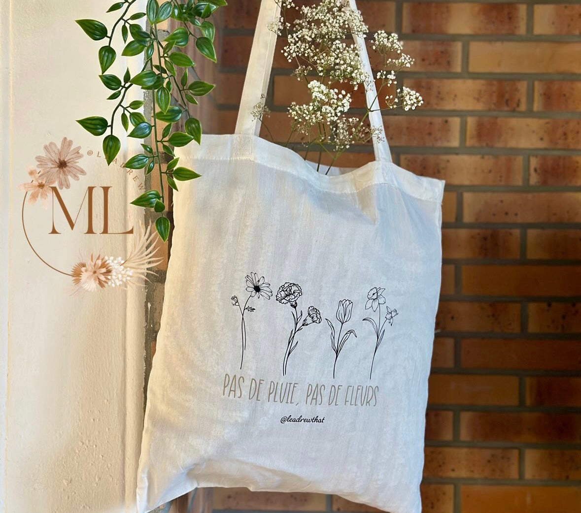 Tote bag - Fleurs