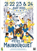 Affiche officielle Fêtes de Maubourguet